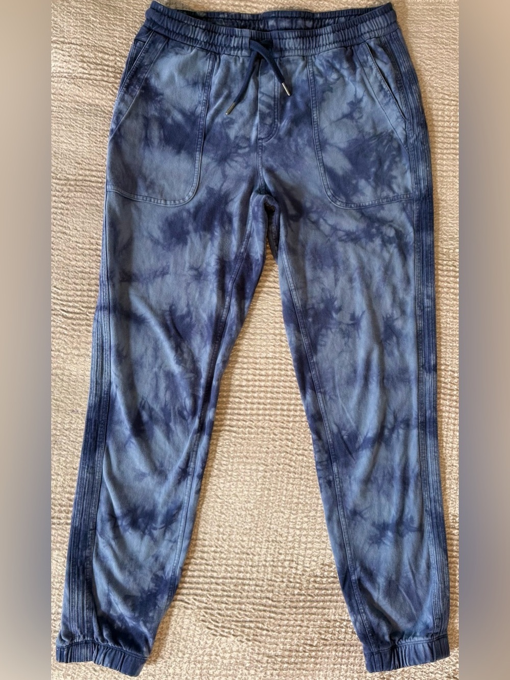 Athleta Farallon Jogger MT Coastal Blue Tie Dye Women’s Medium 988048